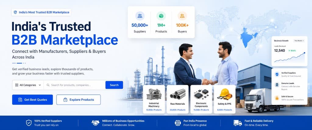 Tradexo B2B marketplace across India