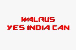 Walrus yes india can