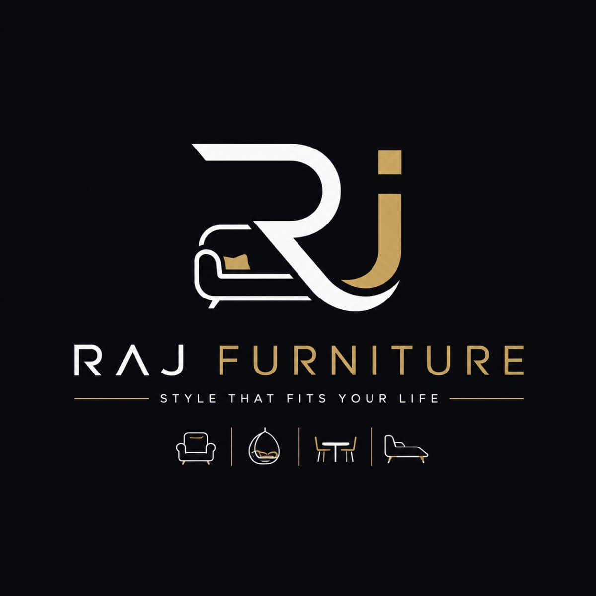 Raj Furniture logo